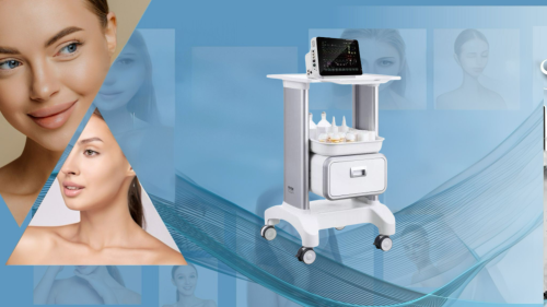 Premium 2-Tier Mobile Medical Cart with Drawer and Tray