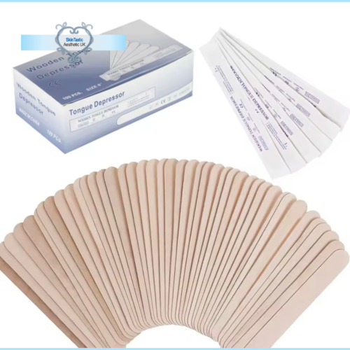100 pcs Premium Wooden Waxing Spatulas – Versatile, Smooth, and Professional-Grade