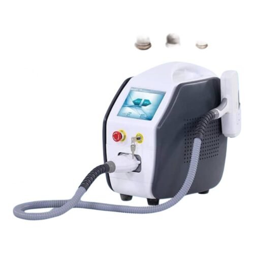 AL1 portable Q-switched Nd:YAG laser system with handpiece and three interchangeable spot size tips