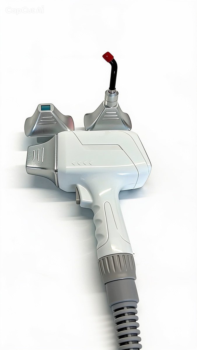 LD1 C-MAX diode laser handpiece with sapphire cooling tip