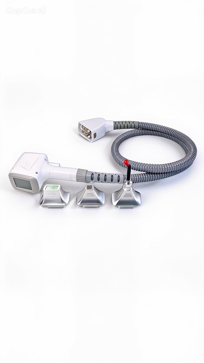 Three interchangeable smart tips for the LD1 diode laser