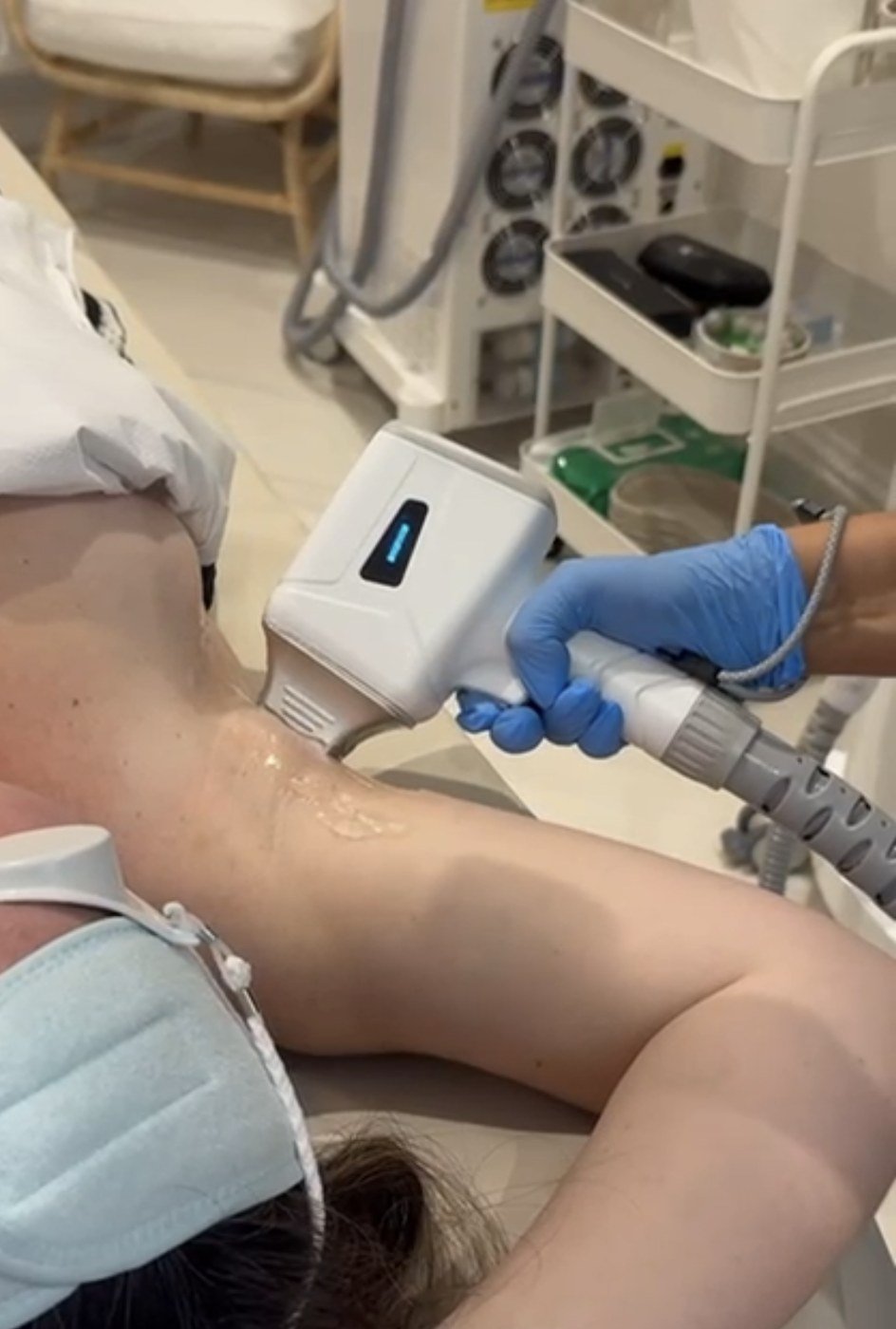 Laser hair removal treatment at Skintastic Aesthetics Southampton