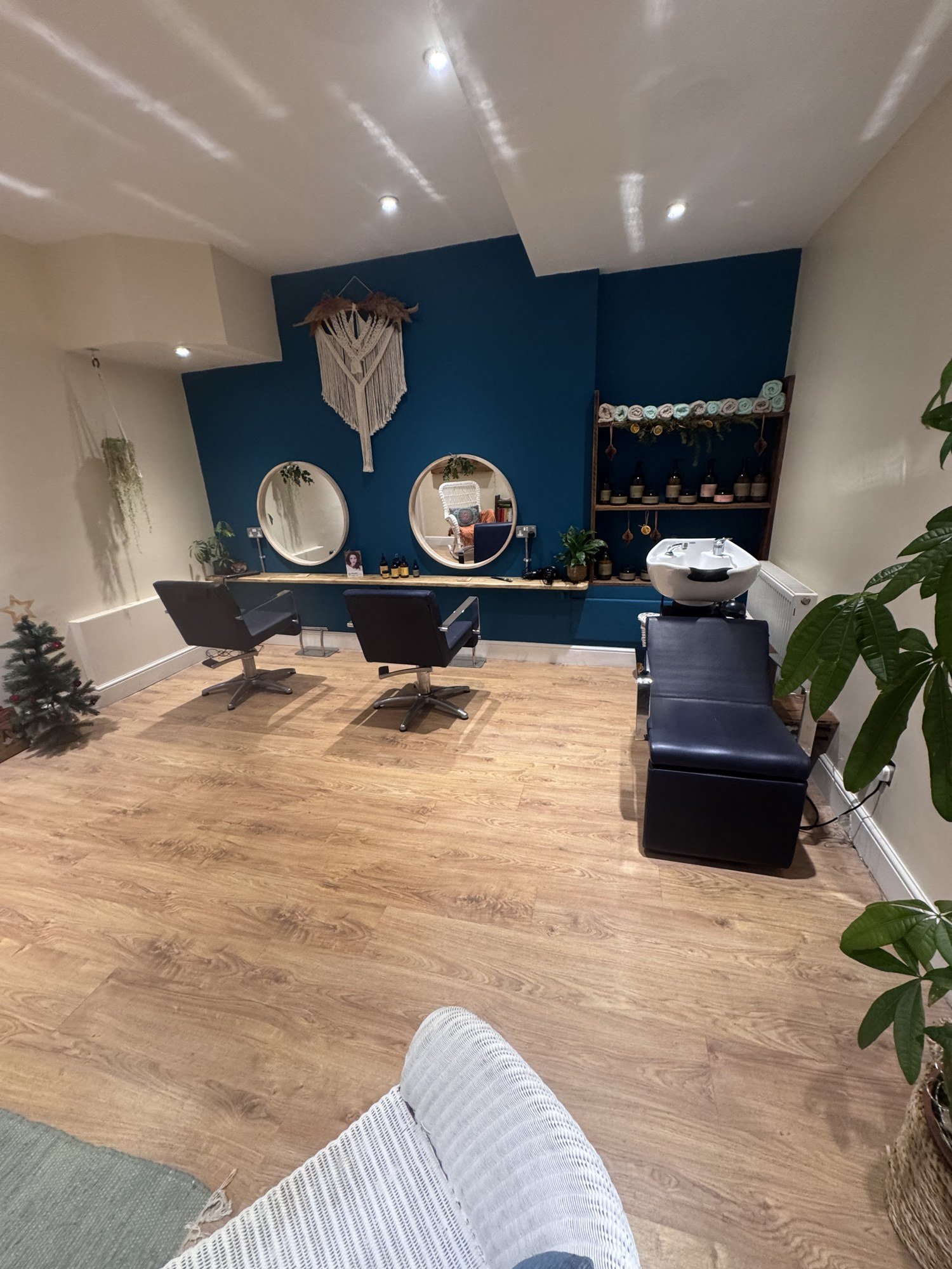 Reception and consultation area at the Skintastic clinic in Southampton