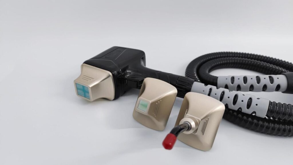 ADLP-2 diode and IPL SHR laser system with interchangeable spot size heads