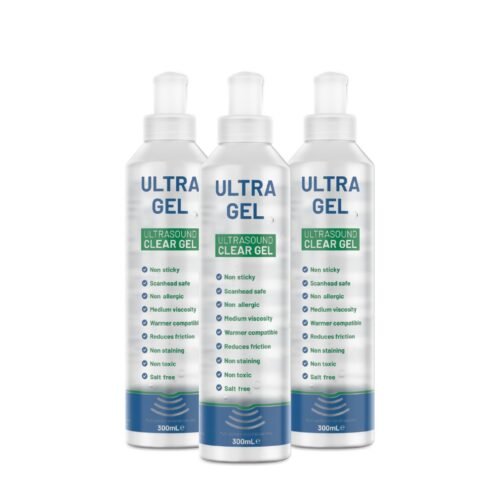 Healthlife clear ultrasound and radio frequency gel, 250ml bottle