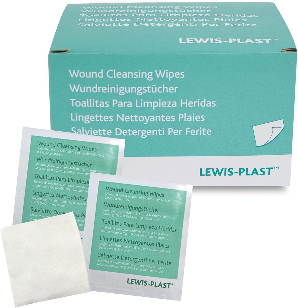 Laser-safe alcohol-free cleaning wipes, box of 100
