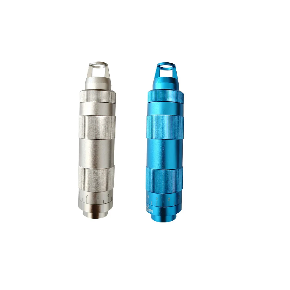 Adjustable spot size Nd:YAG laser zoom handle tip, 1064nm and 532nm